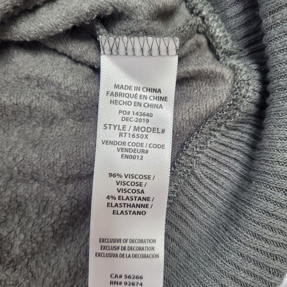 SPLENDID top long sleeve super soft gray‎ cozy camo print pullover M - Picture 9 of 9